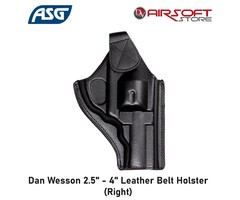 ASG Dan Wesson 2.5" - 4" Leather Belt Holster (Right)
