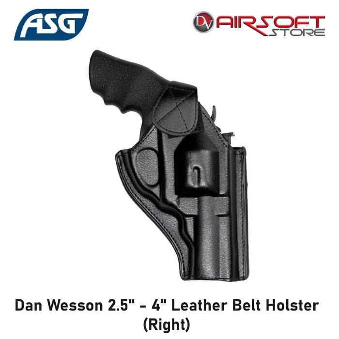 ASG Dan Wesson 2.5" - 4" Leather Belt Holster (Right)