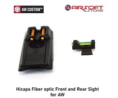 Armorer Works Hicapa Fiber optic Front and Rear Sight for AW
