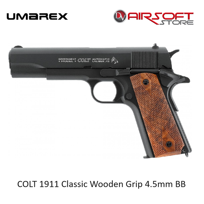 UMAREX COLT 1911 Classic Wooden Grip 4.5mm BB