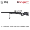 Specna Arms S11 Upgraded Sniper Rifle with scope and Bipod
