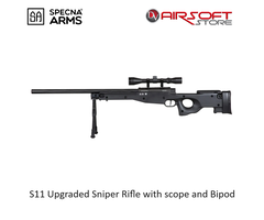 Specna Arms S11 Upgraded Sniper Rifle with scope and Bipod