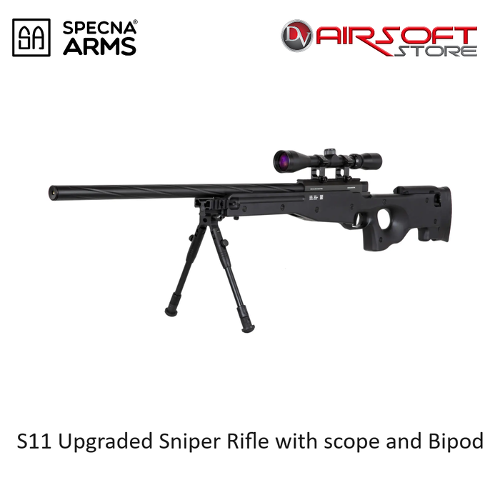 Specna Arms S11 Upgraded Sniper Rifle with scope and Bipod