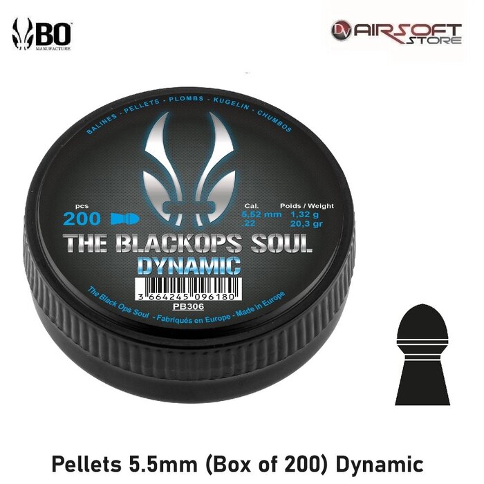Black OPS Pellets 5.5mm (Box of 200) Dynamic