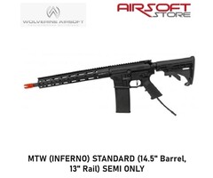Wolverine MTW (INFERNO) STANDARD (14.5" Barrel, 13" Rail) SEMI ONLY