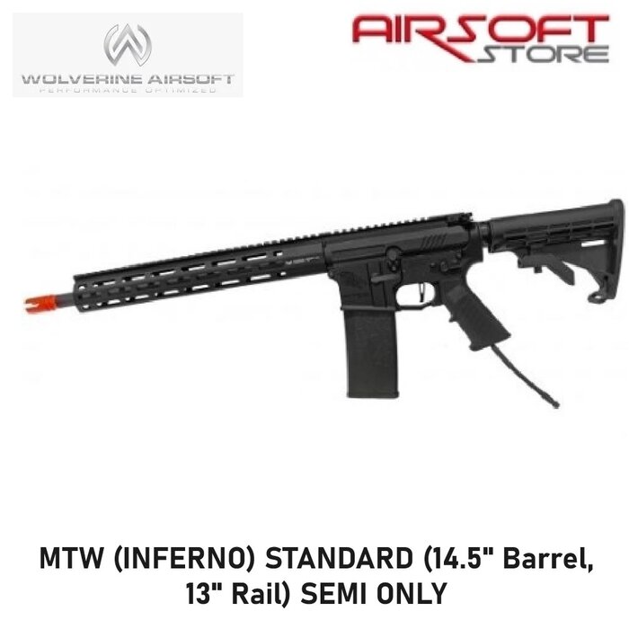 Wolverine MTW (INFERNO) STANDARD (14.5" Barrel, 13" Rail) SEMI ONLY