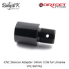 Balystik CNC Silencer Adapter 14mm CCW for Umarex VFC MP7A1