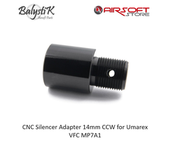 Balystik CNC Silencer Adapter 14mm CCW for Umarex VFC MP7A1