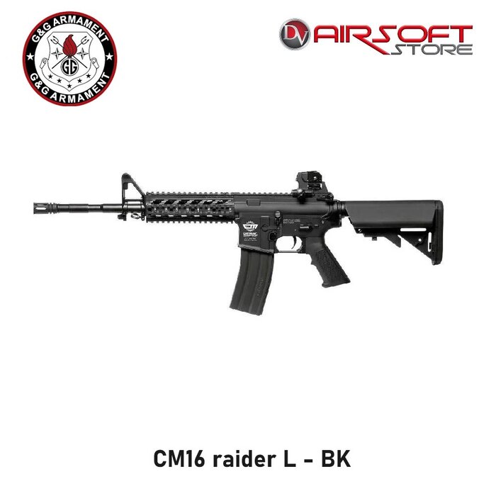 G&G CM16 raider L - BK