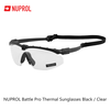 NUPROL Battle Pro Thermal Sunglasses Black / Clear