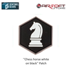 Sentinel Gears ''Chess horse white on black'' patch