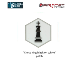 Sentinel Gears ''Chess king black on white'' patch