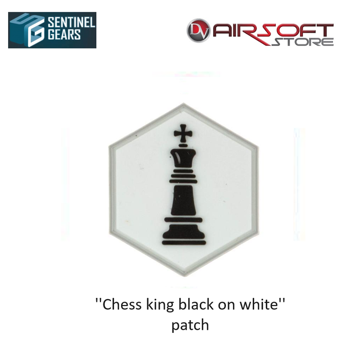 Sentinel Gears ''Chess king black on white'' patch