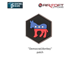 Sentinel Gears ''Democrat/donkey'' patch