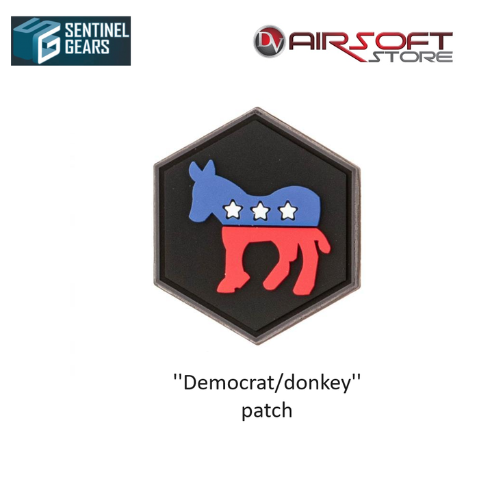 Sentinel Gears ''Democrat/donkey'' patch