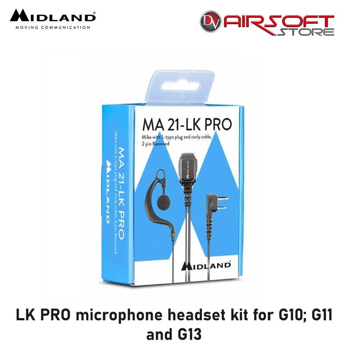 Midland LK PRO microphone headset kit for G10; G11 and G13