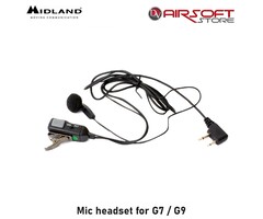 Midland Mic headset for G7 / G9