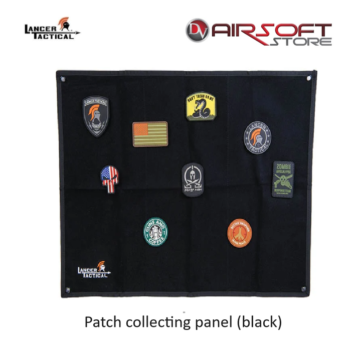 Lancer Tactical Lancer Tactical "Catch Em All" Patch Collector Panel - Black