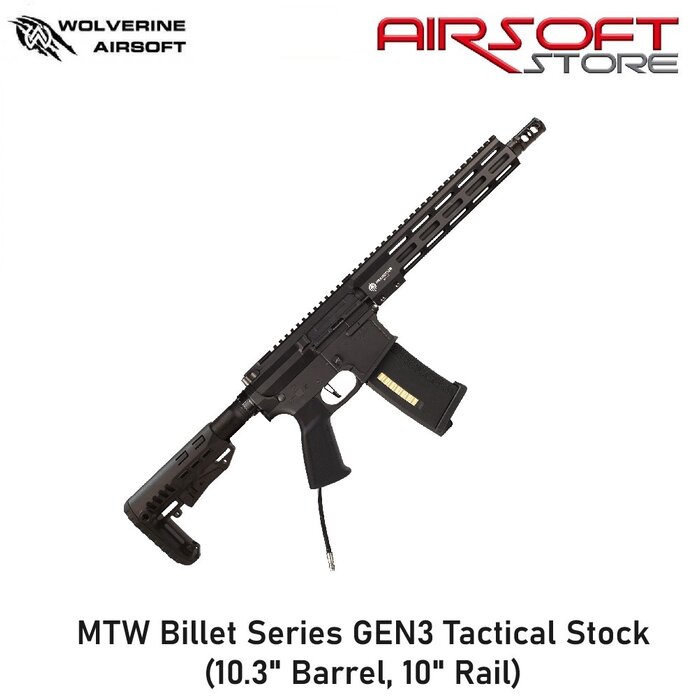 Wolverine MTW Billet Series GEN3 Tactical Stock (10.3" Barrel, 10" Rail)