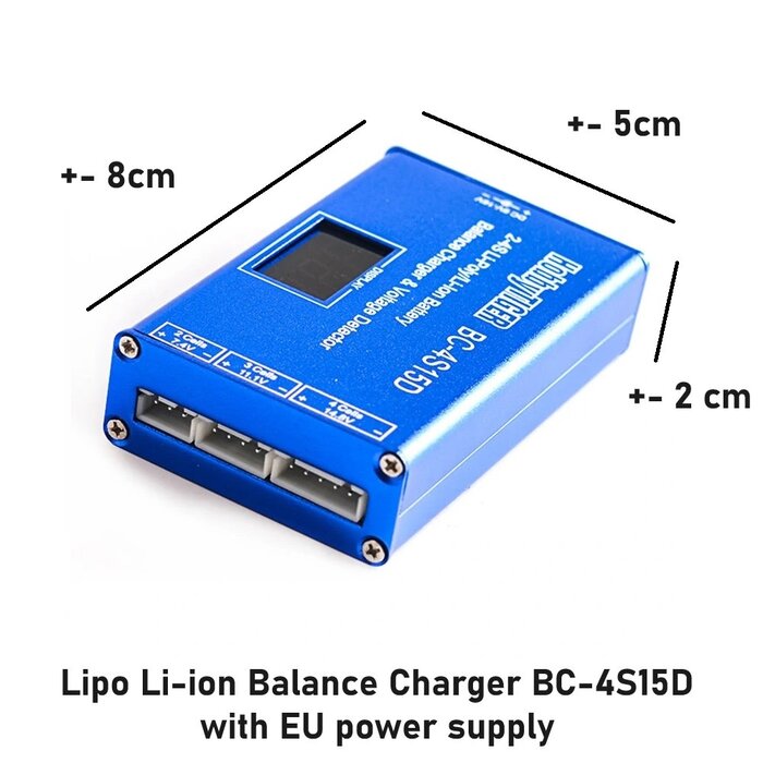 Lipo Li-ion Balance Charger BC-4S15D with EU power supply