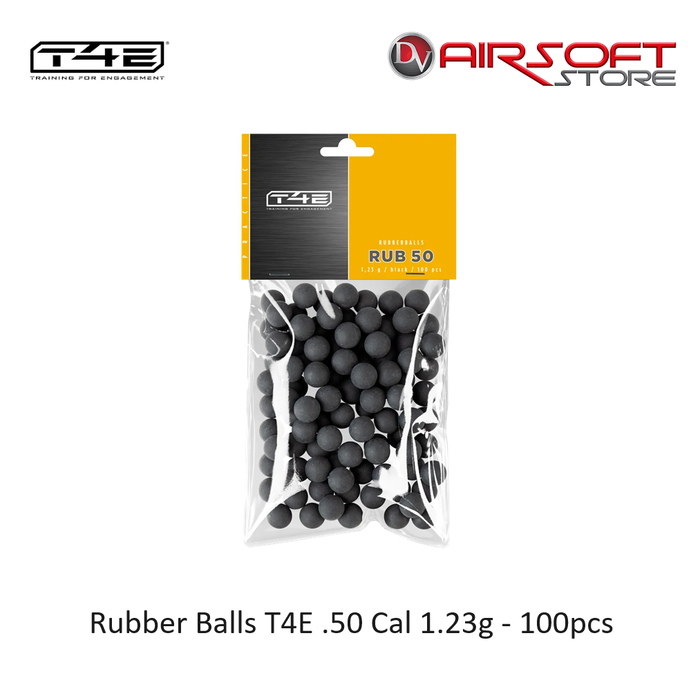 T4E Rubber Balls T4E .50 Cal 1.23g - 100pcs
