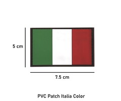 PVC Patch Italia Color