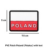 PVC Patch Poland ( Polska ) with text