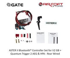 Gate ASTER II Bluetooth® Controller Set for V2 GB + Quantum Trigger 2 AEG & HPA - Rear Wired