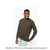 Kariban ORGANIC COTTON Crew Neck Raglan Sleeve Sweatshirt