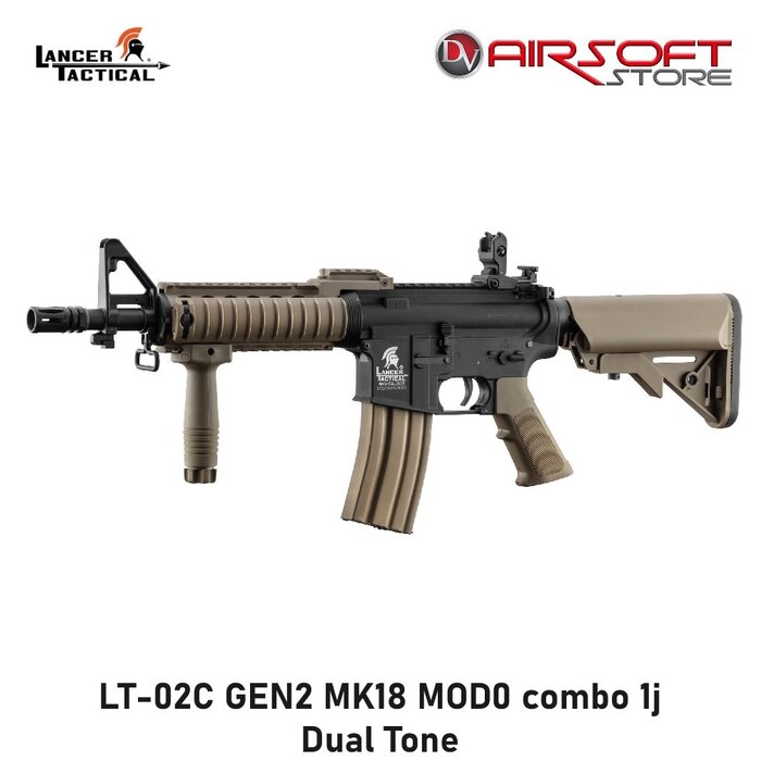 Lancer Tactical LT-02C GEN2 MK18 MOD0 combo 1j Dual Tone
