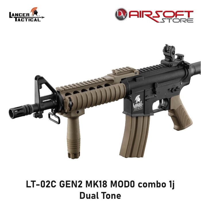Lancer Tactical LT-02C GEN2 MK18 MOD0 combo 1j Dual Tone