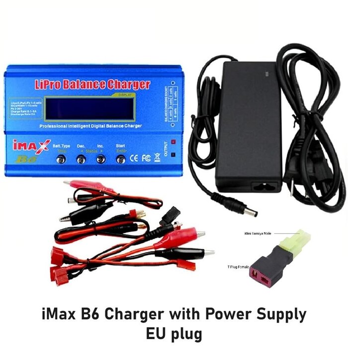 iMax B6 Charger with Power Supply EU plug
