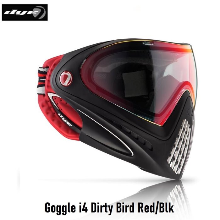 DYE PRECISION Goggle i4 Dirty Bird Red/Blk