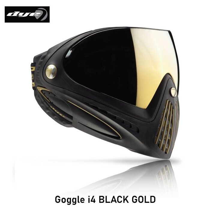 DYE PRECISION Goggle i4 BLACK GOLD