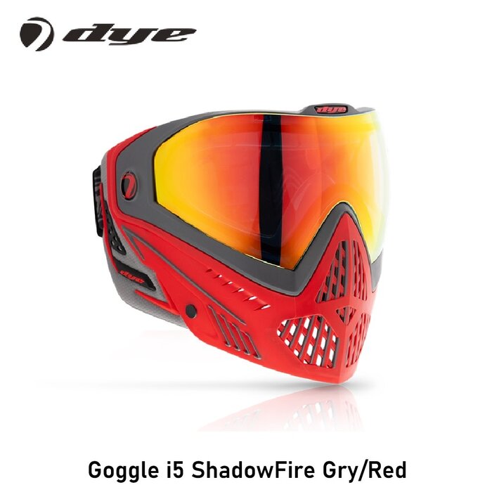 DYE PRECISION Goggle i5 ShadowFire Gry/Red