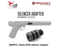 Action Army AAP01C 14mm CCW silencer adapter