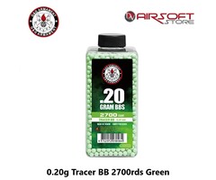 G&G 0.20g Tracer BB 2700rds Green