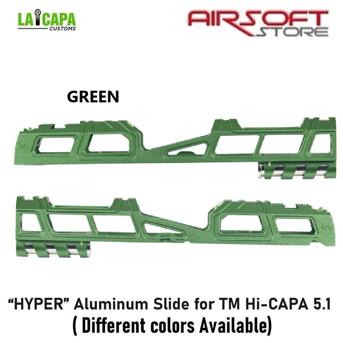 LA Capa Customs “HYPER” Aluminum Slide for TM Hi-CAPA 5.1