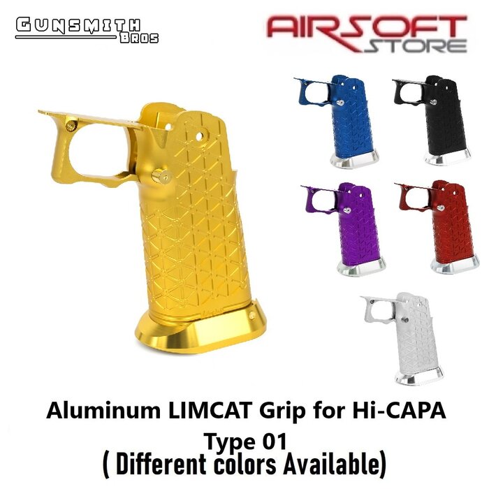 Gunsmith Bros Aluminum LIMCAT Grip for Hi-CAPA Type 01