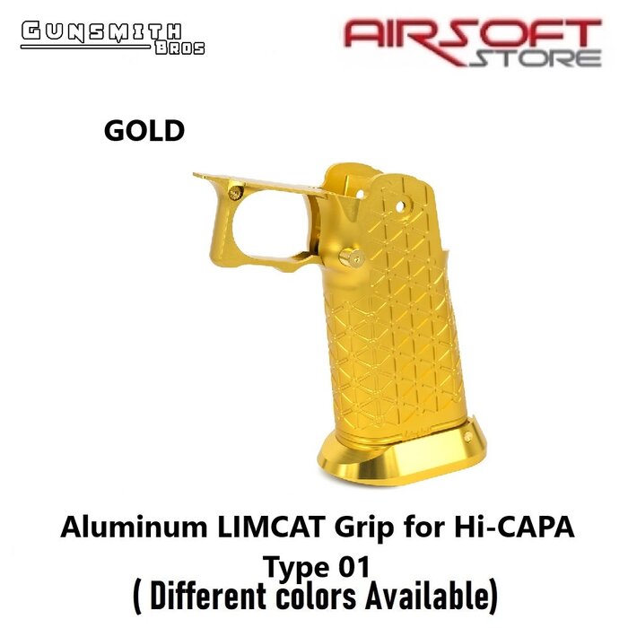 Gunsmith Bros Aluminum LIMCAT Grip for Hi-CAPA Type 01