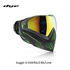 DYE PRECISION Goggle i5 EMERALD Blk/Lime 2.0