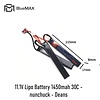 BLUEMAX 11.1V Lipo Battery 1450mah 30C - nunchuck - Deans