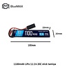 BLUEMAX 1100mAh LiPo 11.1V 20C stick tamiya