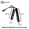 BLUEMAX 1600mAh NiMH 8.4V nunchuck tamiya