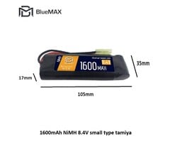 BLUEMAX 1600mAh NiMH 8.4V small type tamiya