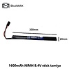 BLUEMAX 1600mAh NiMH 8.4V stick tamiya
