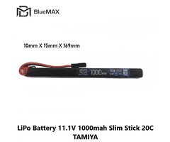 BLUEMAX LiPo Battery 11.1V 1000mah Slim Stick 20C TAMIYA