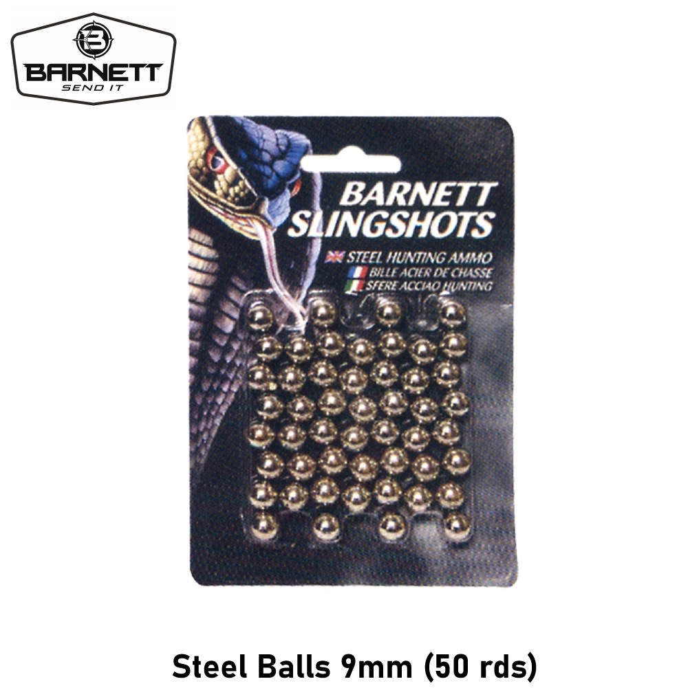 BARNETT Steel Balls 9mm (50rds)