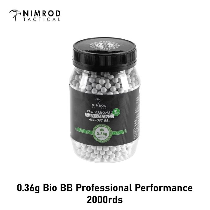 Nimrod 0.36g Bio BB Professional Performance 2000rds