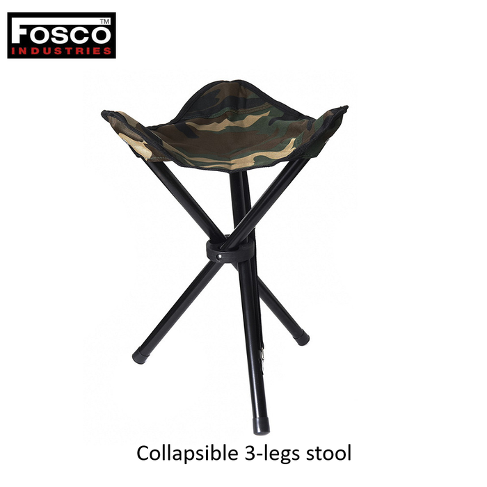 Fosco Industries Collapsible 3-legs stool